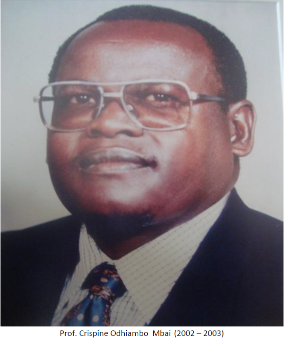 Prof. Crispine Odhiambo Mbai ( 2002 - 2003)