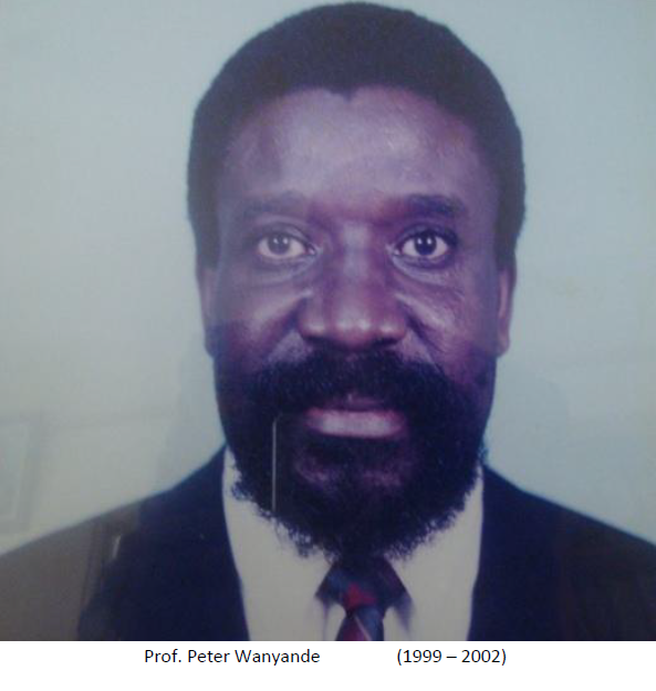 Prof. Peter Wanyande (1999 - 2002)