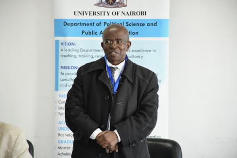 The Dean, Prof. Odhiambo delivering his opening address